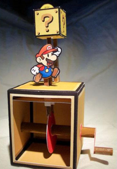 裁剪 拼砌再涂鸦 经典游戏角色的3D纸模_图片