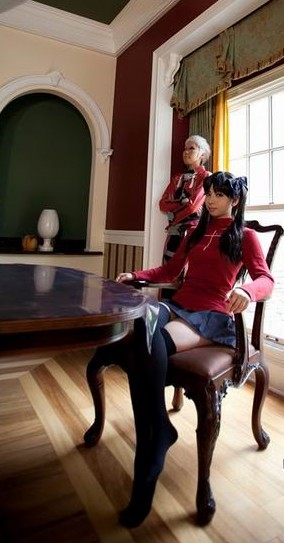 傲娇的天才魔法师 命运守护夜<em>远坂凛COS</em>_玩家