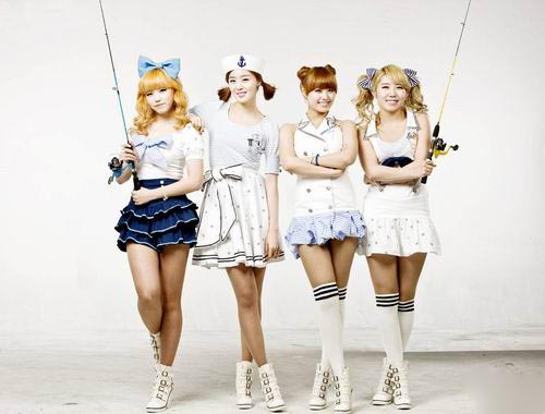 <em>韩国</em>secret<em>女子组合</em>代言钓鱼网游:代言照_国外