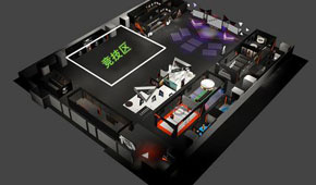 2010��Ѷ��Ϸ���껪չ̨ƽ��ͼ