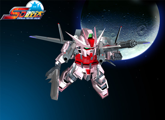 《sd敢达ol》强袭敢达最强形态 点缀舞台