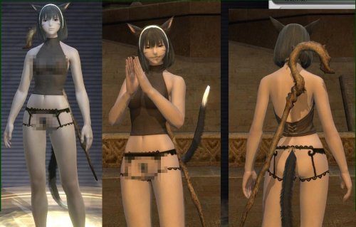 玩家疯狂恶搞《最终幻想14》透视裸体补丁