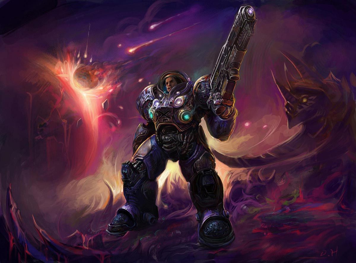 暴雪官网玩家《星际争霸2》艺术原画合辑_国内新闻 - 叶子猪游戏网